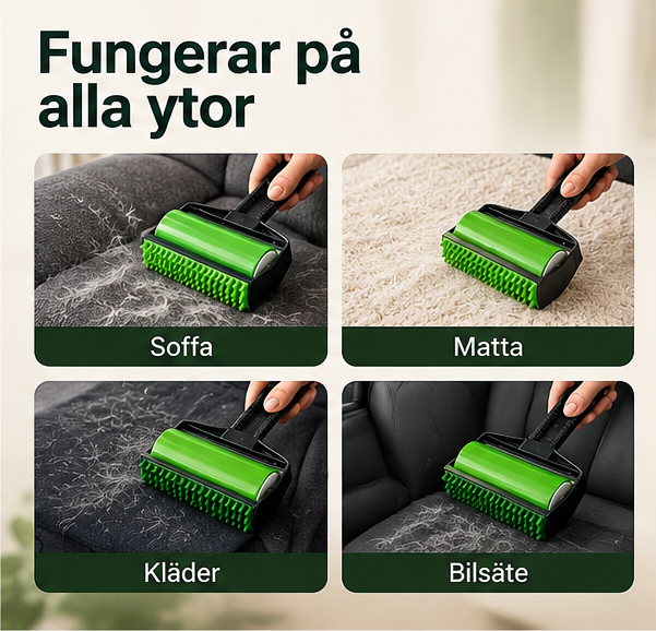 PälsFri™ – återanvändbar pälsborttagare