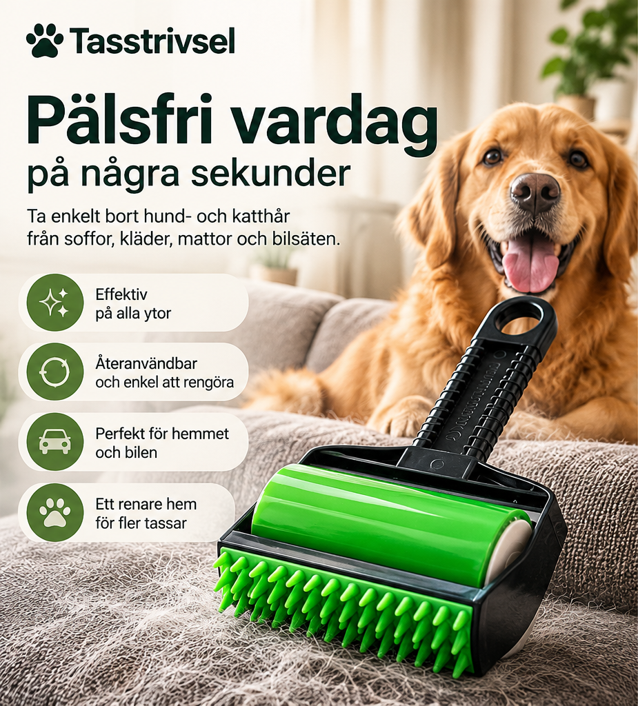 PälsFri™ – återanvändbar pälsborttagare