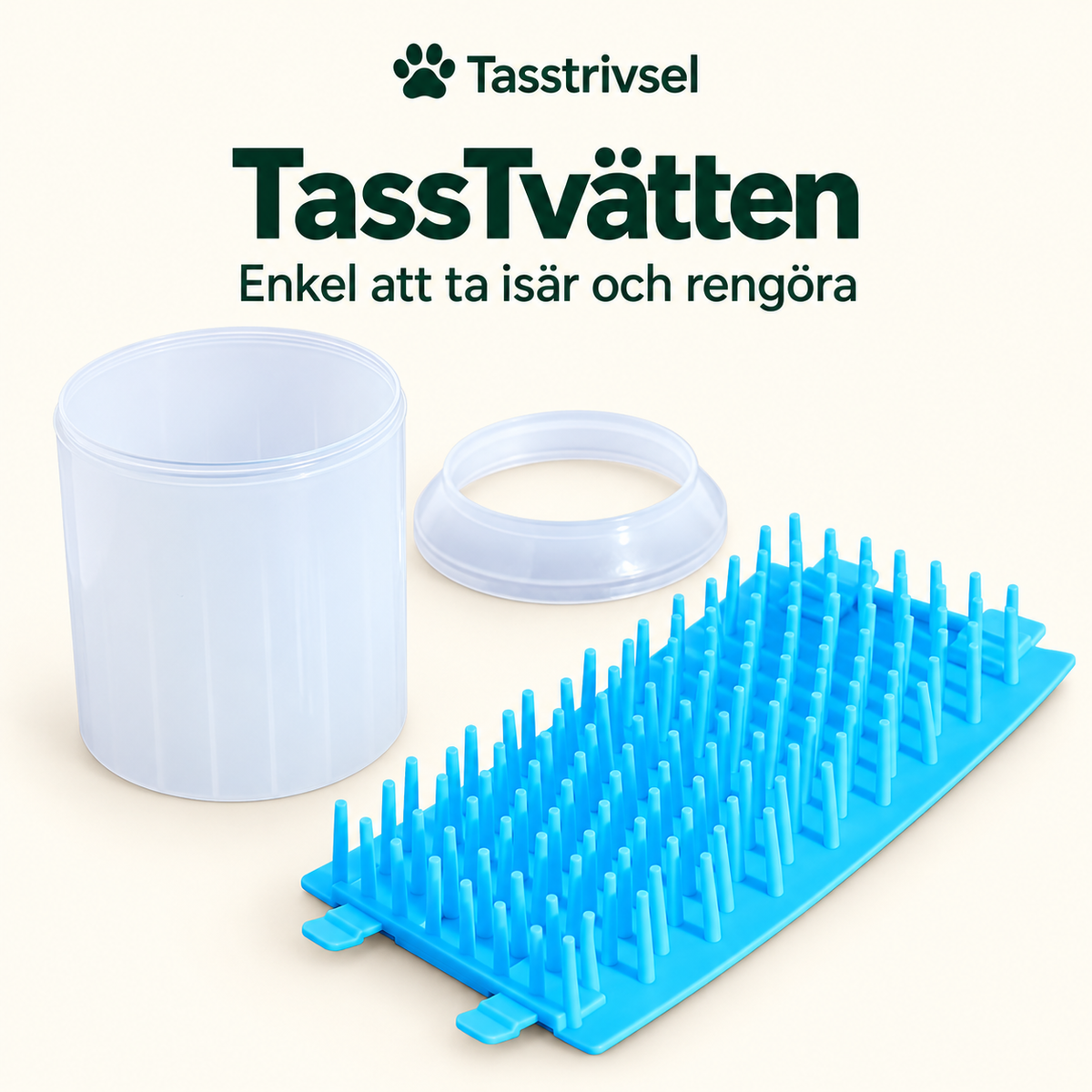 TassTvätten™ – skonsam tassrengöring för hund